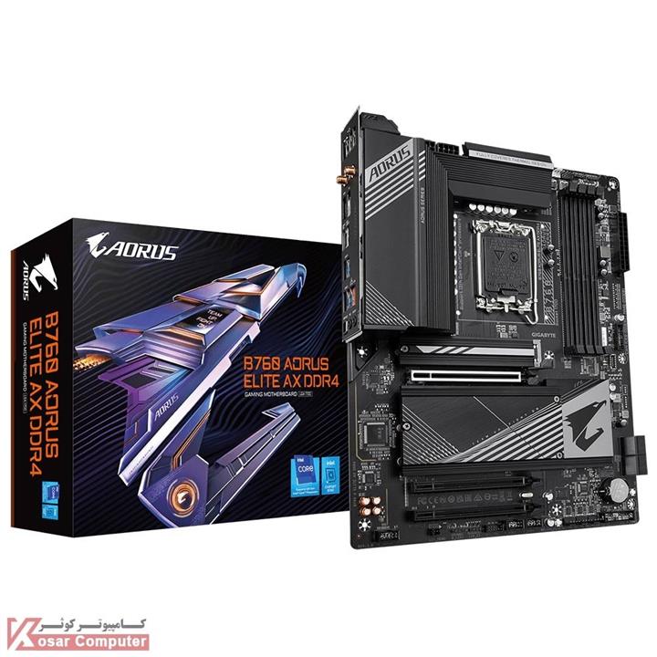 مادربرد وایرلس گیگابایت B760 AORUS ELITE AX DDR4 GigaByte B760 AORUS ELITE AX DDR4 LGA1700 Motherboard